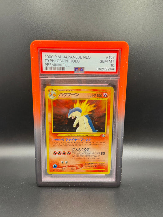 PSA 10 Japanese Typhlosion Neo #157