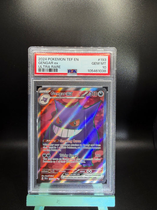 PSA 10 Gengar ex #193 Temporal Forces