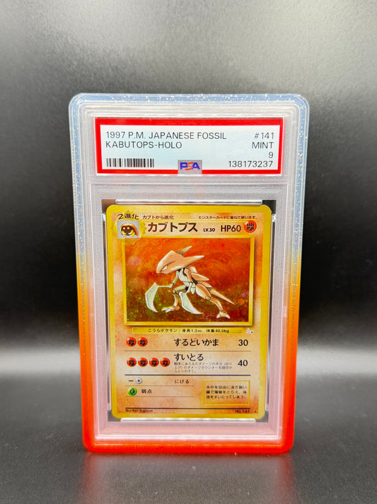 PSA 9 Japanese Kabutops Fossil #141