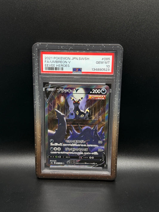 PSA 10 Japanese Umbreon V Eevee Heroes #085