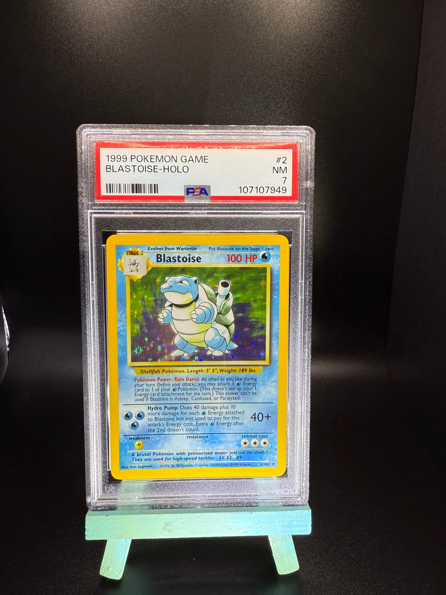 PSA 7 Blastoise Base Set #002