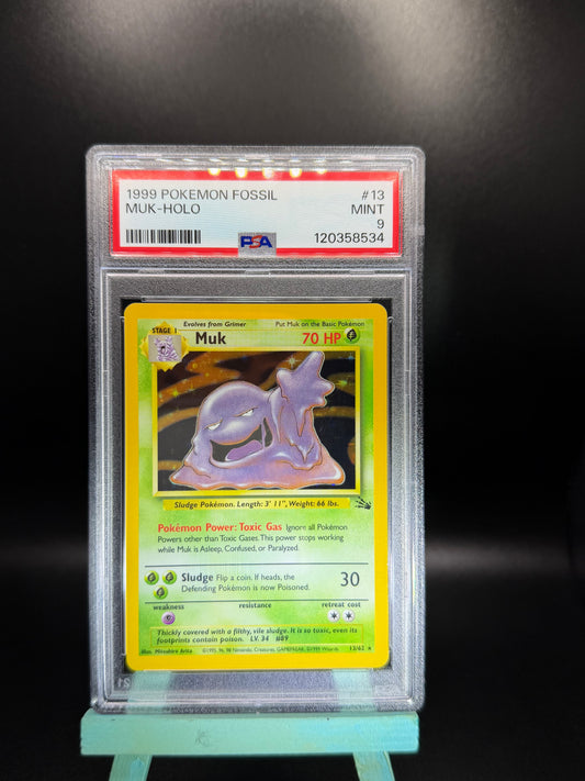 PSA 9 Muk Holo #13 Fossil