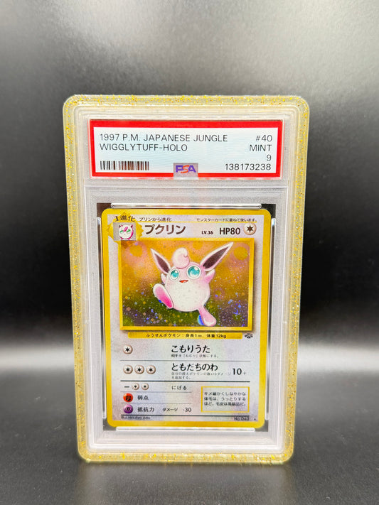 PSA 9 Japanese Wigglytuff Jungle Holo #40