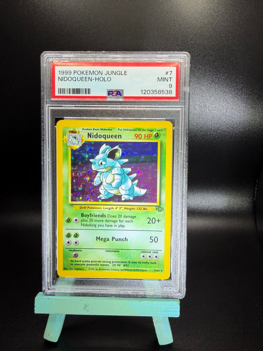 PSA 9 Nidoqueen Holo #7 Jungle
